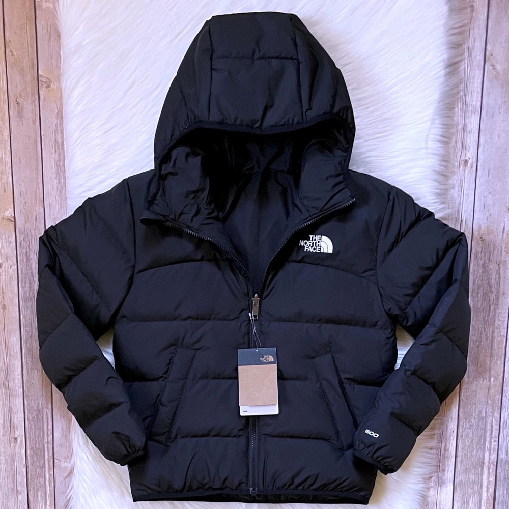 The North Face Boys’ Baltic Reversible Down Black Puffer Jacket - Picture 1 of 14